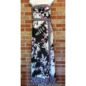 White House Black Market Sleeveless Long Sheath Dress Women's Size XS